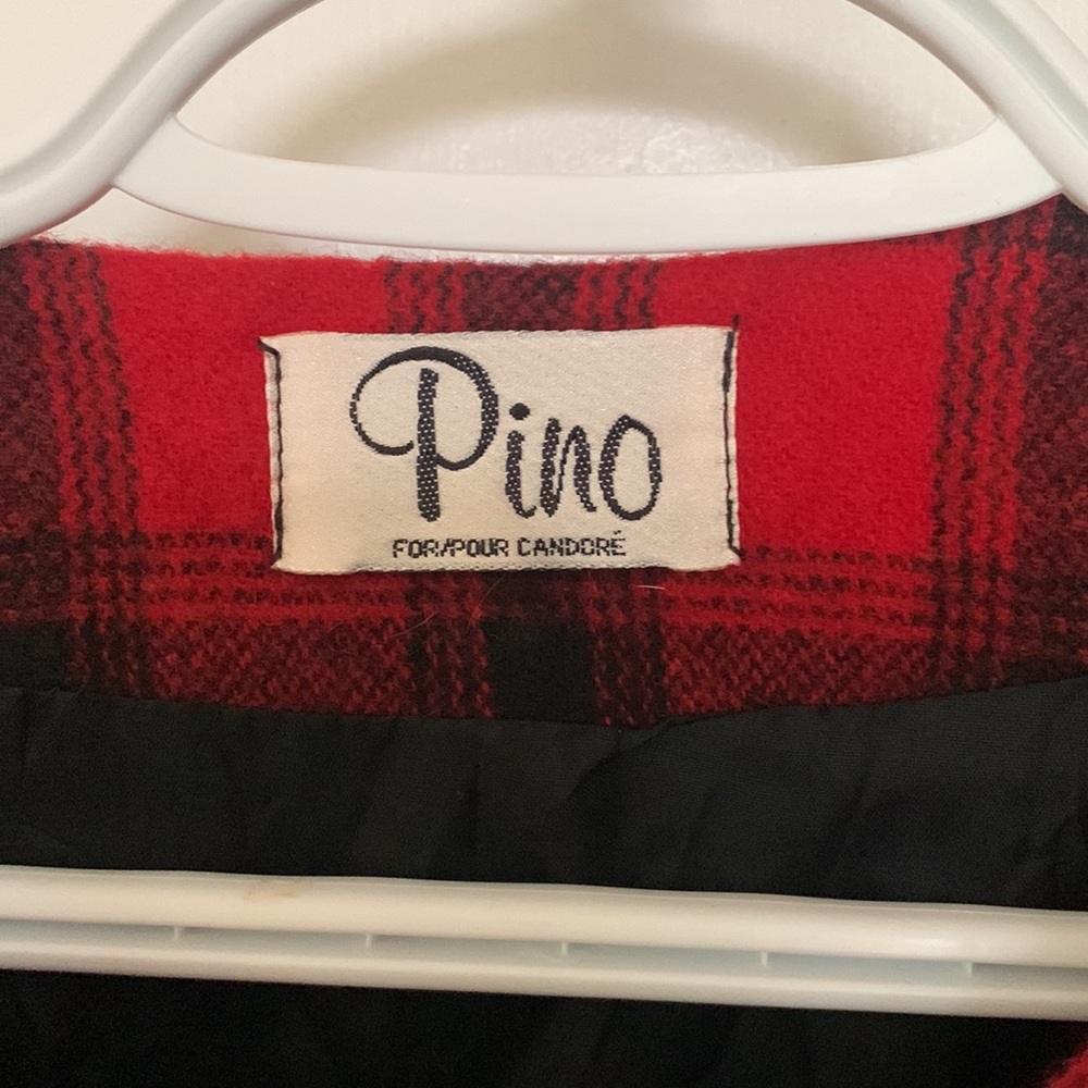 Women’s red and black plaid wool jacket, size 14 - Picture 4 of 7